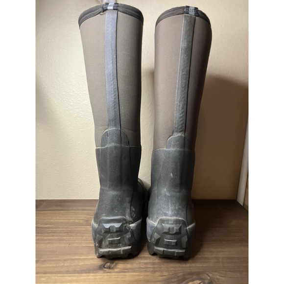 Muck Men's Wetland Brown Boots TWO DIFF SIZES (9/9.5, 8/8.5) Orange Lined - Picture 9 of 16